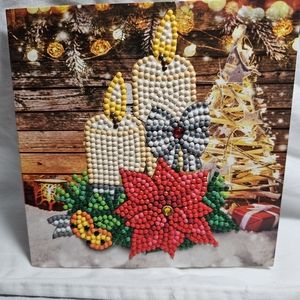 Candles Christmas Card